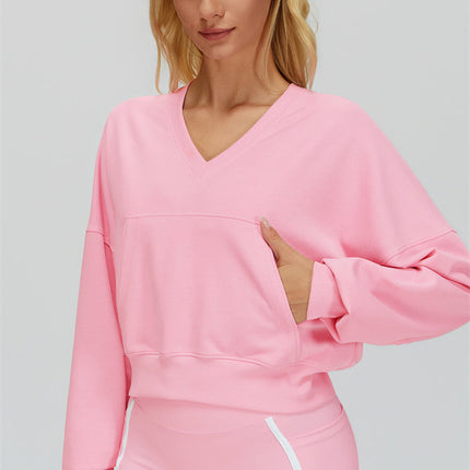 The Whisper V-Neck Hoodie