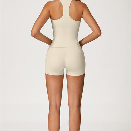 The Glacier Crop Tank Shorts 2-Piece Set