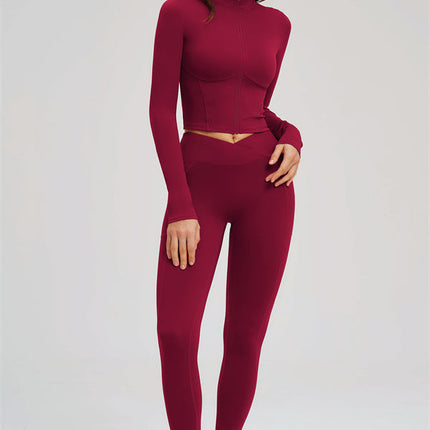 The Sizzle Zip Jacket Leggings 2-Piece Set