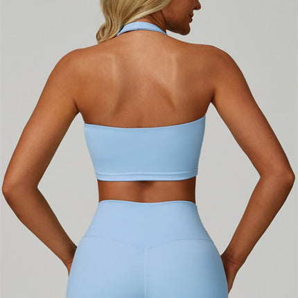 The Seraphine Halter Crop Top Shorts 2-Piece Set