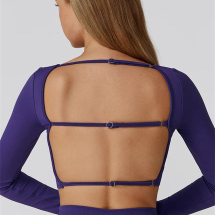 The Reign Long Sleeve Crop Top Leggings 2-Piece Set