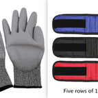 Black set4 / Five rows of 15 magnets