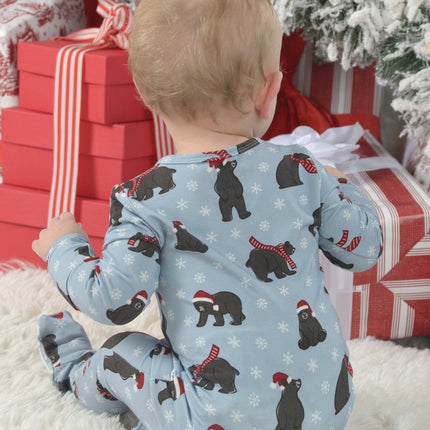 Bear Zipper Footie