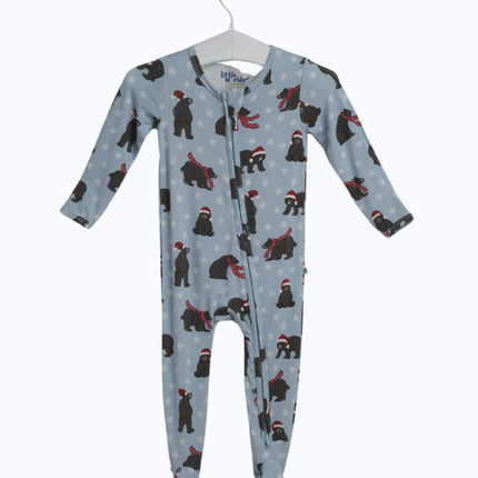 Bear Zipper Footie