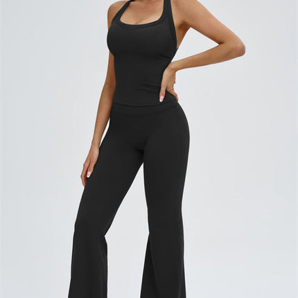 The Slate Y-Back Top
