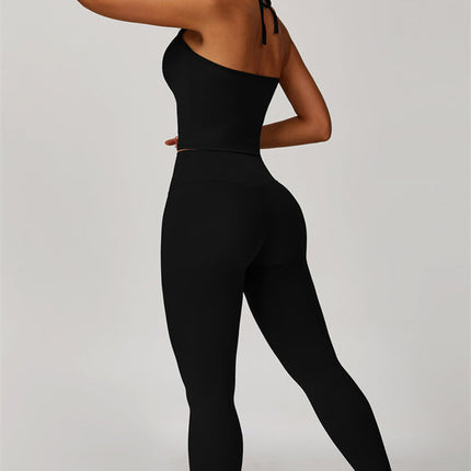 The Surge Halter Crop Top Leggings 2-Piece Set