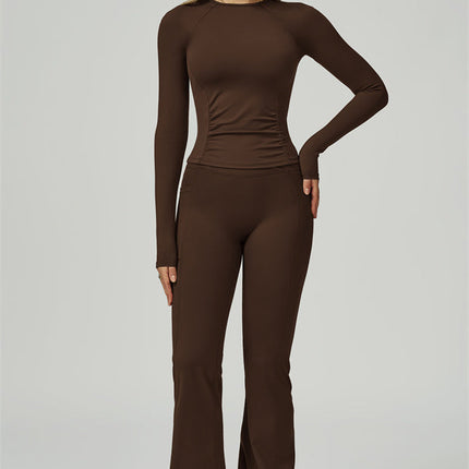 The FlexFit Active Top Flared Leggings 2-Piece Set