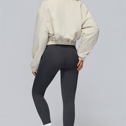 The Elle Form Crop Zip Jacket