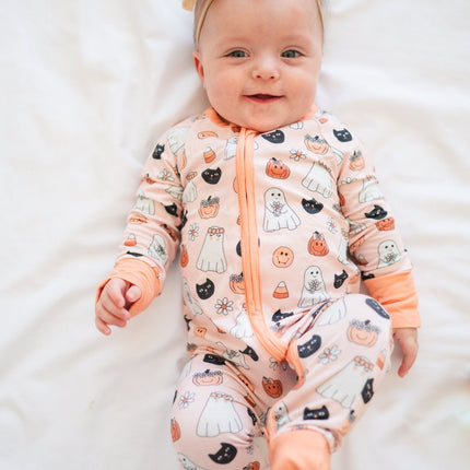 Blossom & Boo (Convertible Zip Footies)