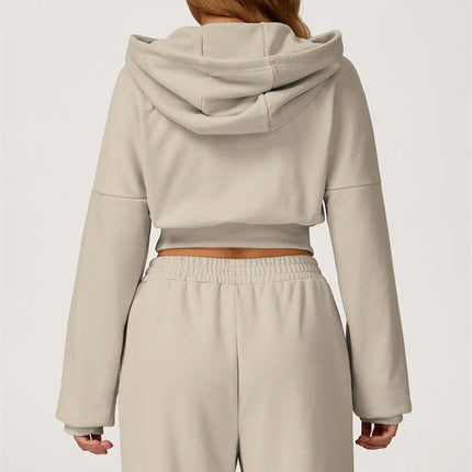 The Axis Crop Hoodie