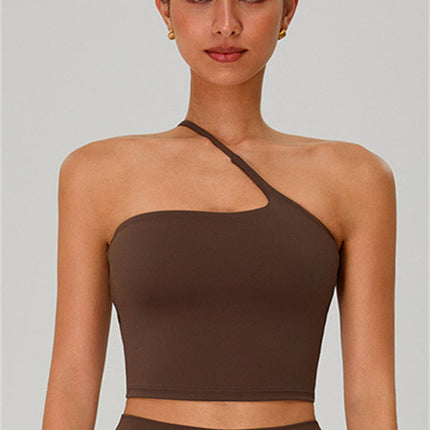 The Jewel One-Shoulder Crop Top