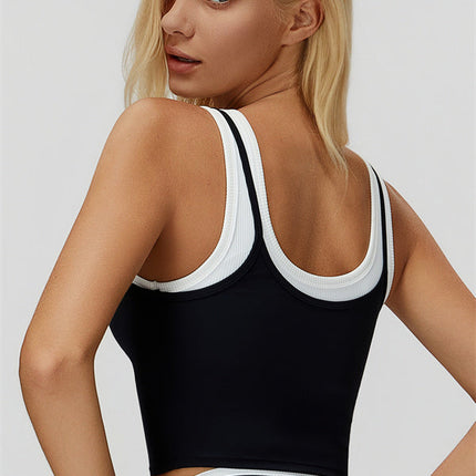 The Canyon Crop Tank Flared Leggings 2-Piece Set