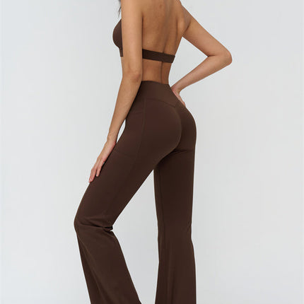 The BoldFit Sports Bra Flared Leggings 2-Piece Set