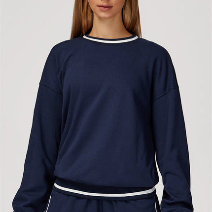 The Amara Sweatshirt Lounge Shorts 2-Piece Set