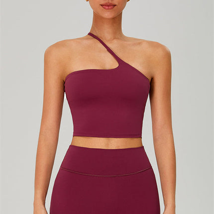 The Jewel One-Shoulder Crop Top