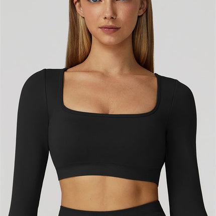 The Reign Long Sleeve Crop Top