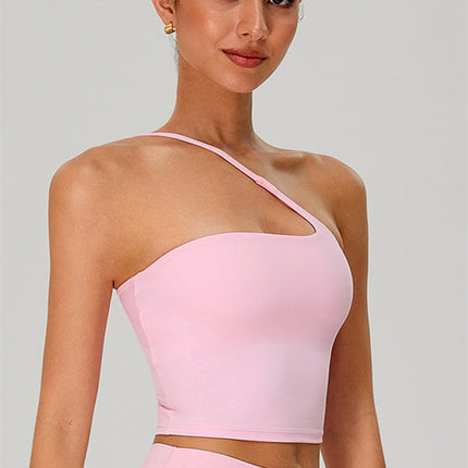 The Jewel One-Shoulder Crop Top Shorts 2-Piece Set