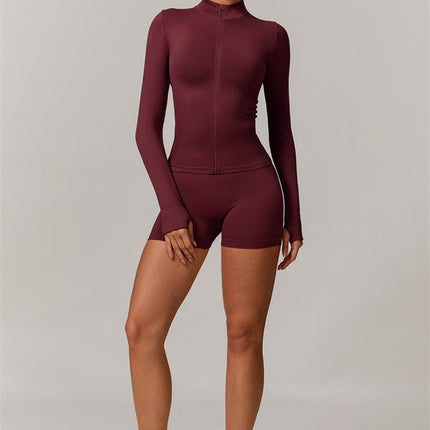 The Nova Luxe Jacket Shorts 2-Piece Set