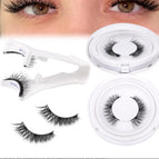 UBS093 / 1pair Eyelash Plus White Clip