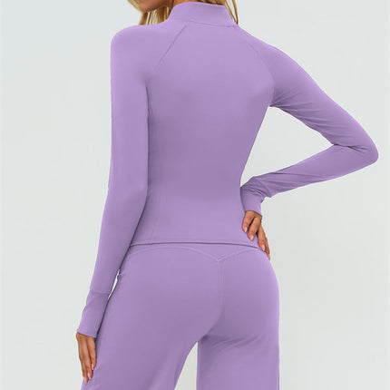The Twirl Zip Jacket New Straight Leg Pants 2-Piece Set