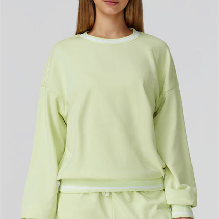 The Amara Sweatshirt Lounge Shorts 2-Piece Set