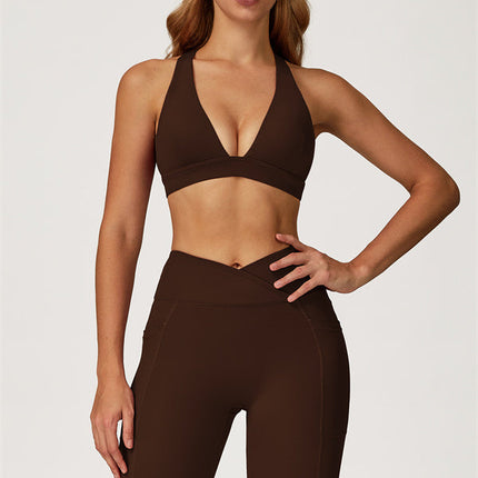 The Glacier Sports Bra Flared Leggings 2-Piece Set