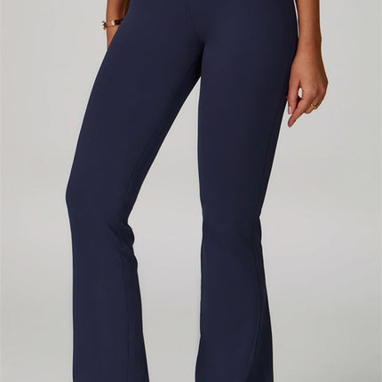 The Bold Cross Back Sports Bra Flared Leggings 2-Piece Set