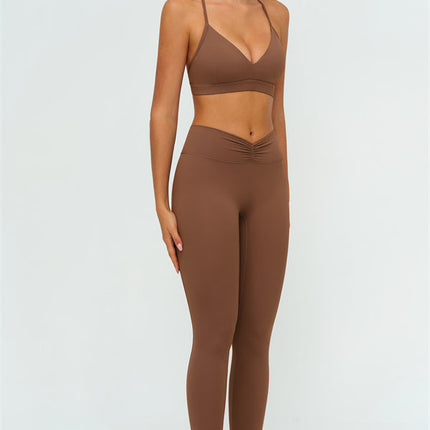 The Lushness Y-Back Sports Bra Leggings 2-Piece Set