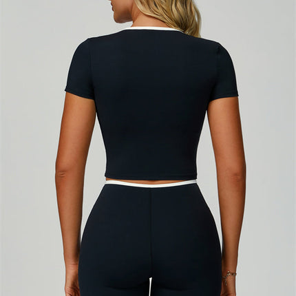 The Skyline Tie Top Flared Leggings 2-Piece Set