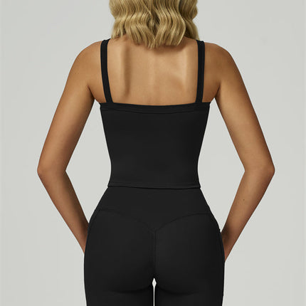 The Flourish Crop Tank Flared Leggings 2-Piece Set