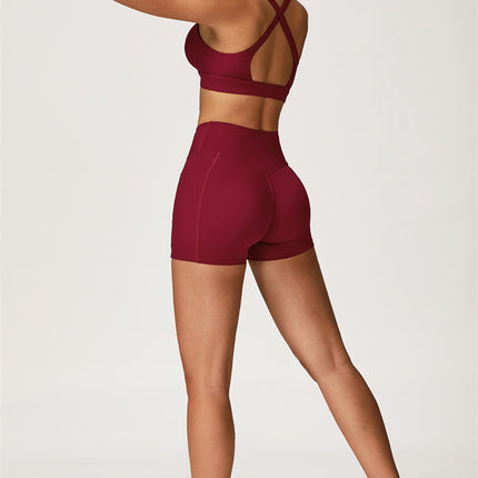 The Glacier Sports Bra Shorts 2-Piece Set