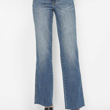 Judy Blue Full Size Tummy Control Straight Women Jeans