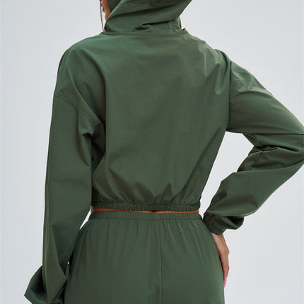 The Svelte UV protection Crop Hoodie
