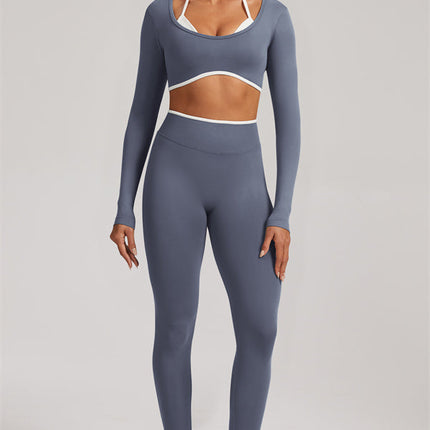 The Elevate New Long Sleeve Crop top