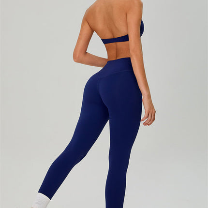 The Solid Sports Bra Leggings 2-Piece Set