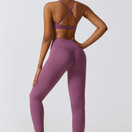 Juno Star Sports Bra Leggings 2-Piece Set