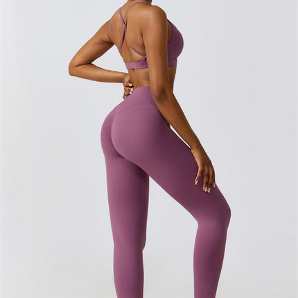Juno Star Sports Bra Leggings 2-Piece Set