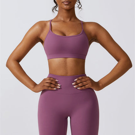 Juno Star Sports Bra Leggings 2-Piece Set