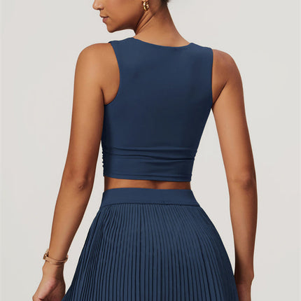 The Balance Crop Top Tennis Skirt 2-Piece Set