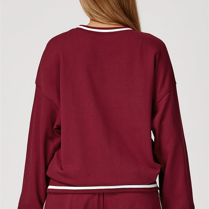 The Amara Sweatshirt Lounge Shorts 2-Piece Set