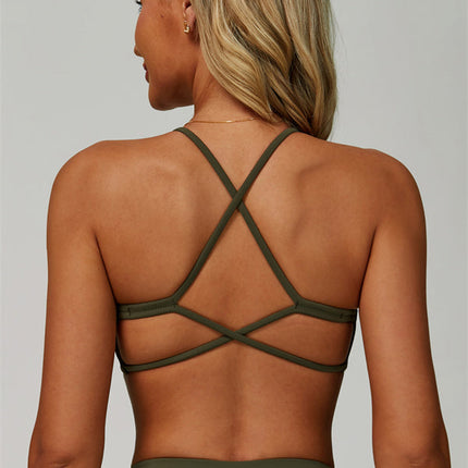 The Bold Cross Back Sports Bra