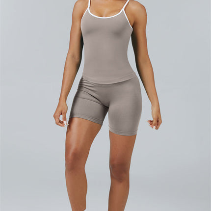 The Elevate New Crop Top Shorts 2-Piece Set
