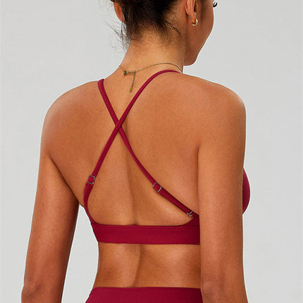 The Ember Sports Bra Crop Top Leggings 3-Piece Set