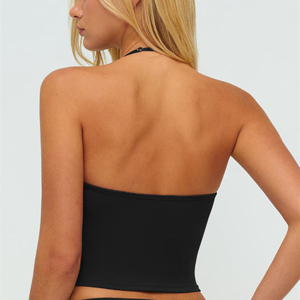 The Twirl Halter Tank Top