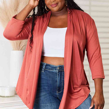 Culture Code Full Size Open Front Women Cardigan