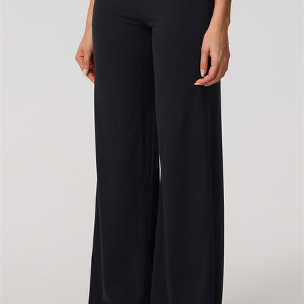 The Nestle Long Sleeve Crop Top Straight Leg Pants 2-Piece Set