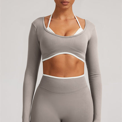 The Elevate New Long Sleeve Crop top