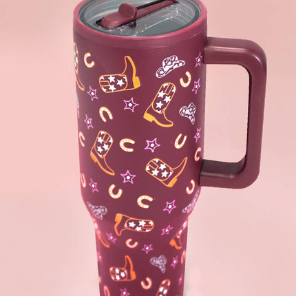 40oz SPILL FREE STAINLESS STEEL VACUUM TUMBLER