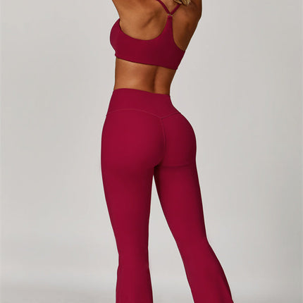 The Refresh Sports Bra Flared Leggings 2-Piece Set