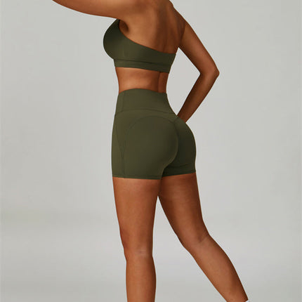 The Bold Halter Sports Bra Shorts 2-Piece Set